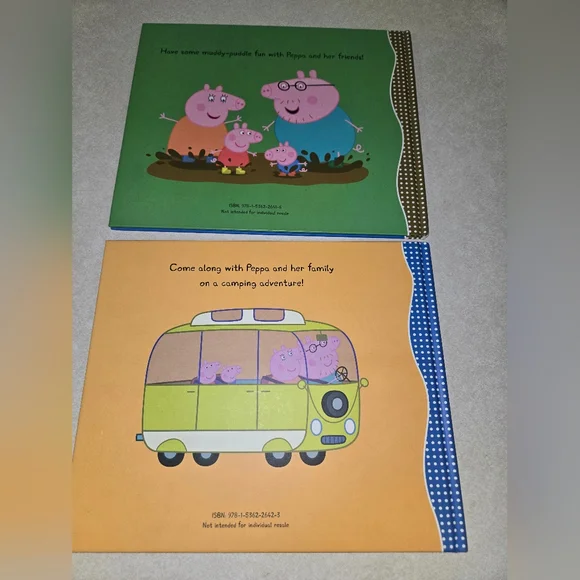 Peppa Pig Book Set Muddy Puddles & Camping Trip - Picture 2 of 9